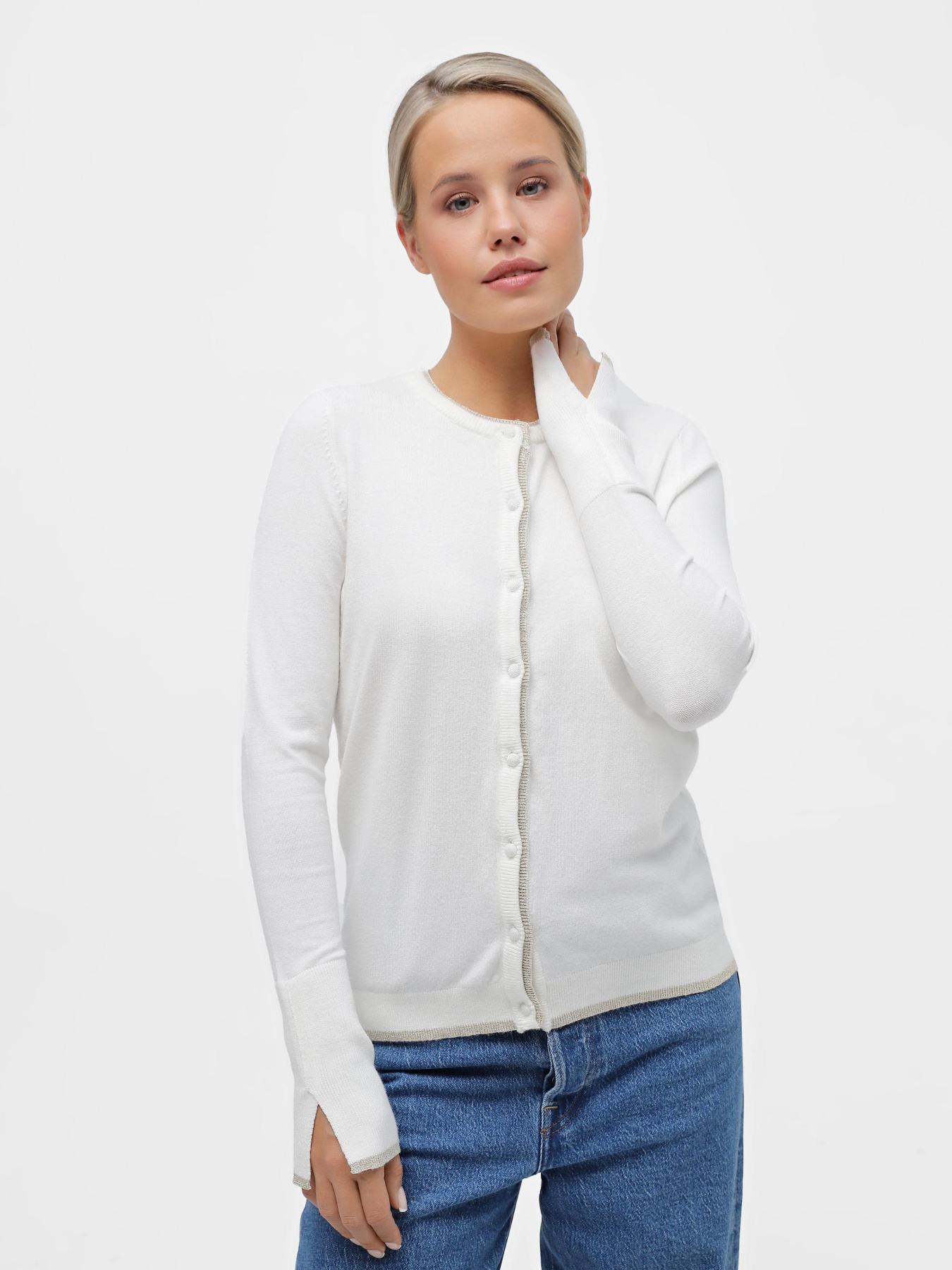 Светри та кардигани Piazza Italia модель 06895_milk Фото