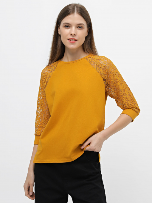 Худі та світшоти Piazza Italia модель 07344_mustard Фото
