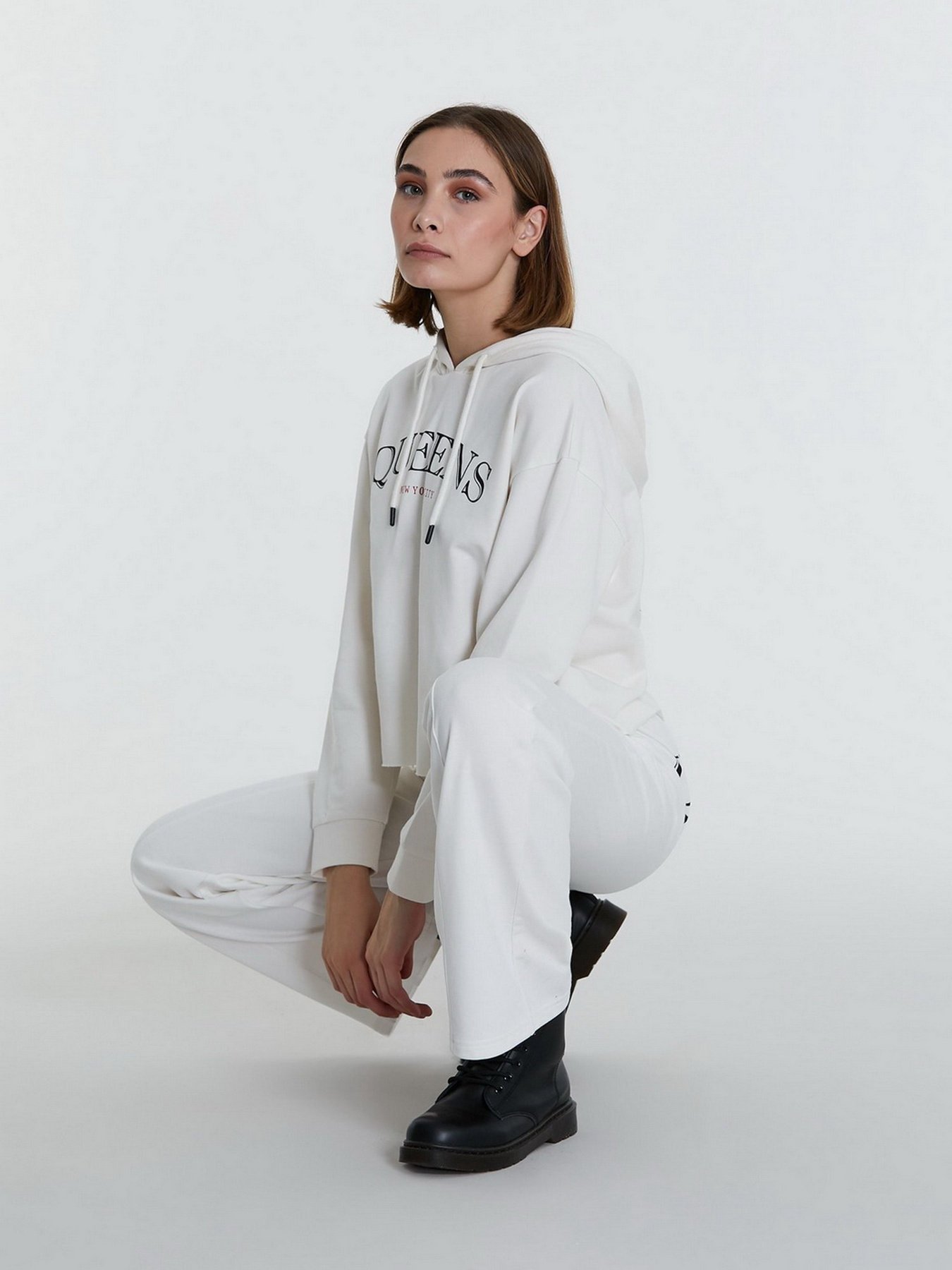 Худи и свитшоты Piazza Italia модель 45331_milk Фото