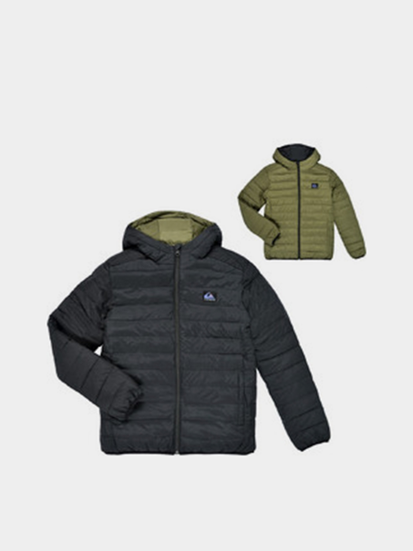 Куртки та дублянки Quiksilver модель EQBJK03241_чорний з хакі Фото