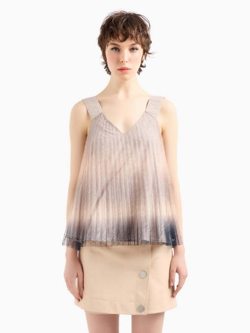 Футболки и поло Armani Exchange Plisse Degrade модель 3DYH01-YNYLZ-1786 Фото