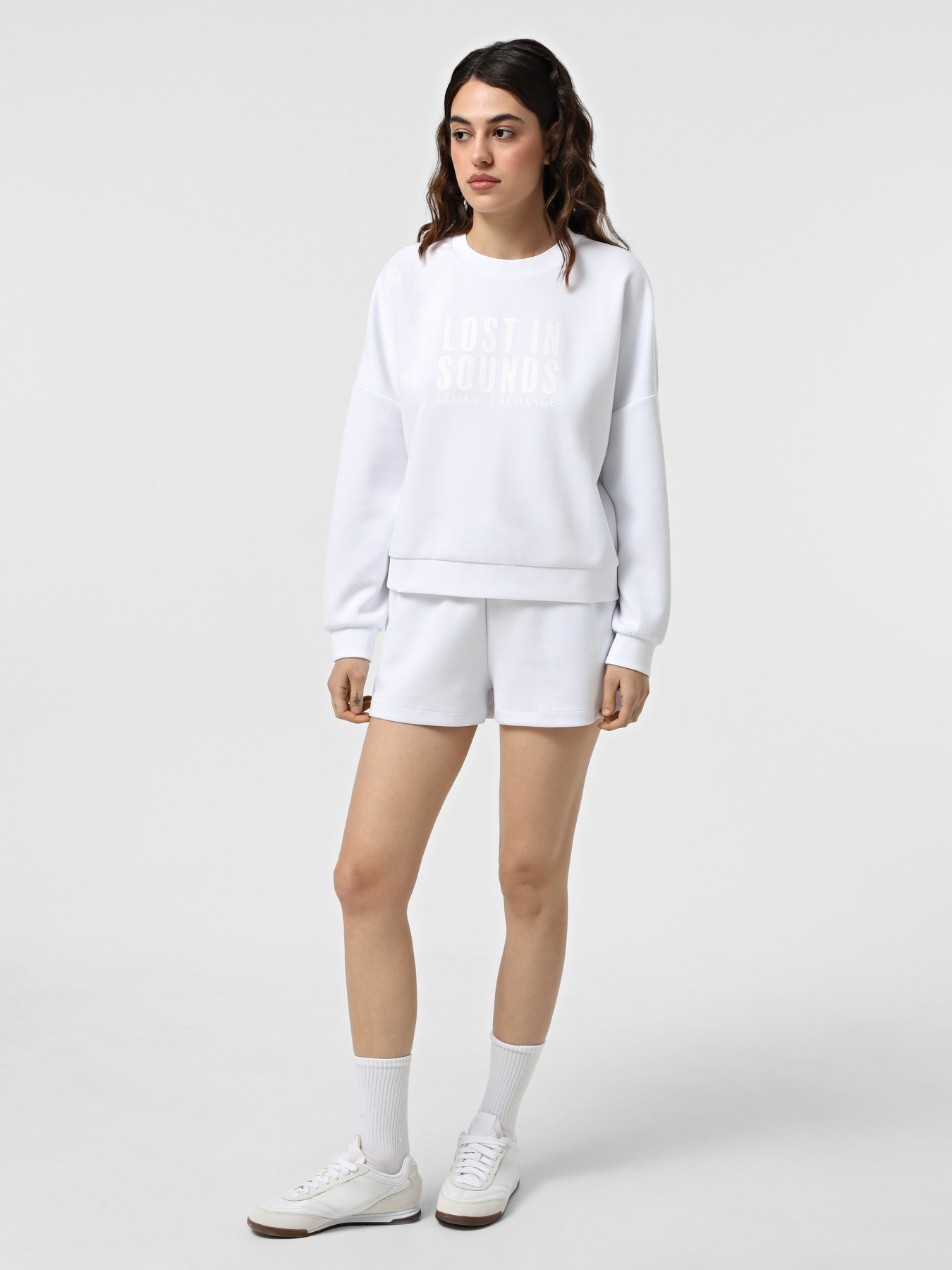 Худи и свитшоты Armani Exchange Lost in sounds модель XW000275-AF12819-U0002 Худи и свитшоты Armani Exchange Lost in sounds модель XW000275-AF12819-U0002 Фото