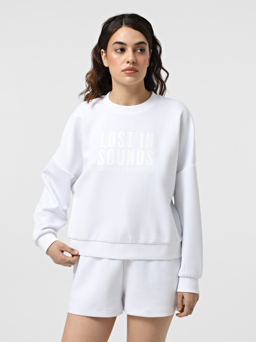 Худі та світшоти Armani Exchange Lost in sounds модель XW000275-AF12819-U0002 Фото