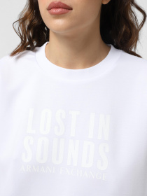 Худи и свитшоты Armani Exchange Lost in sounds модель XW000275-AF12819-U0002 Фото