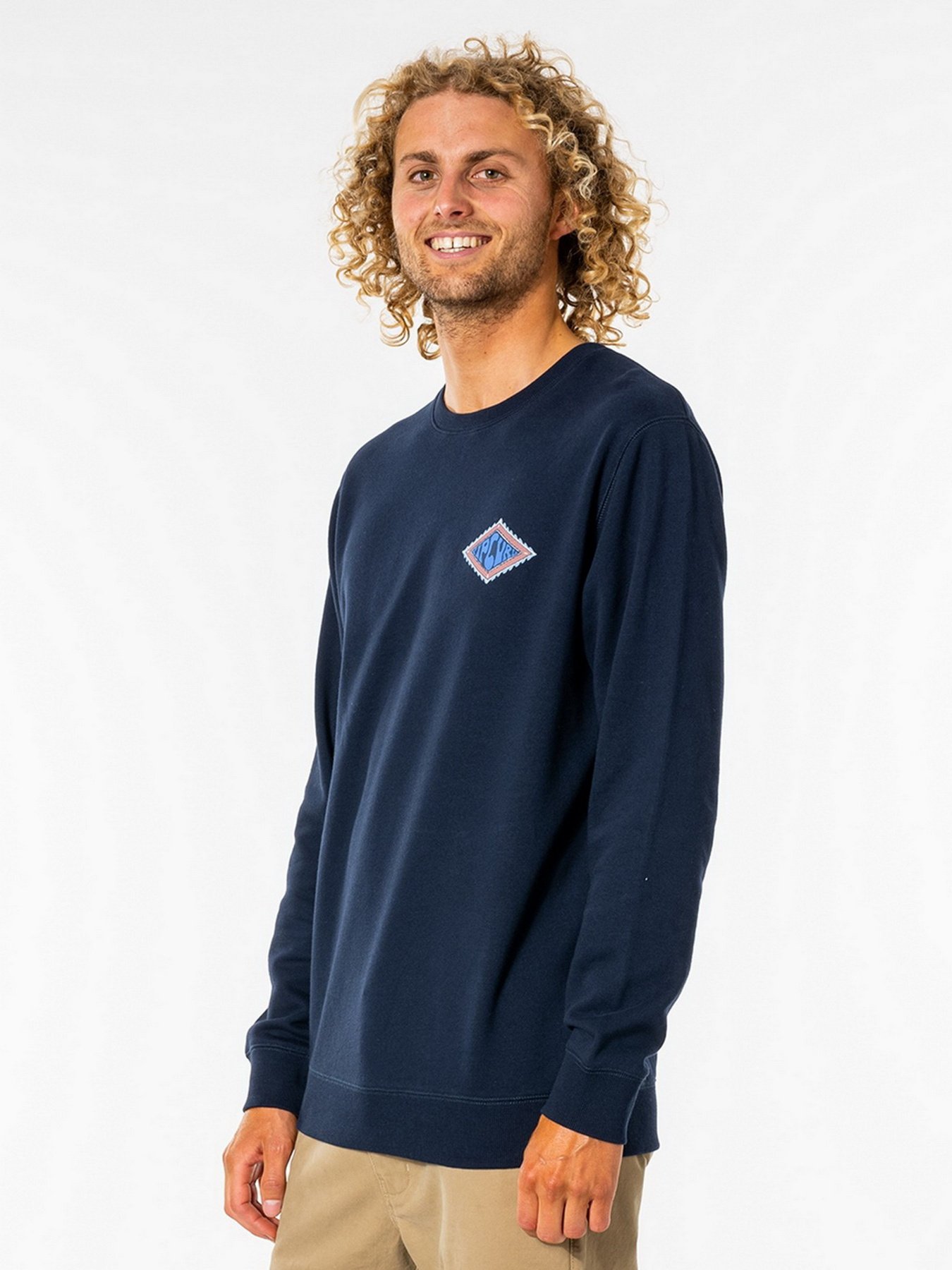 Худі та світшоти Rip Curl SWC Diamond Crew модель CFEFL9-49 Темно-синій Фото