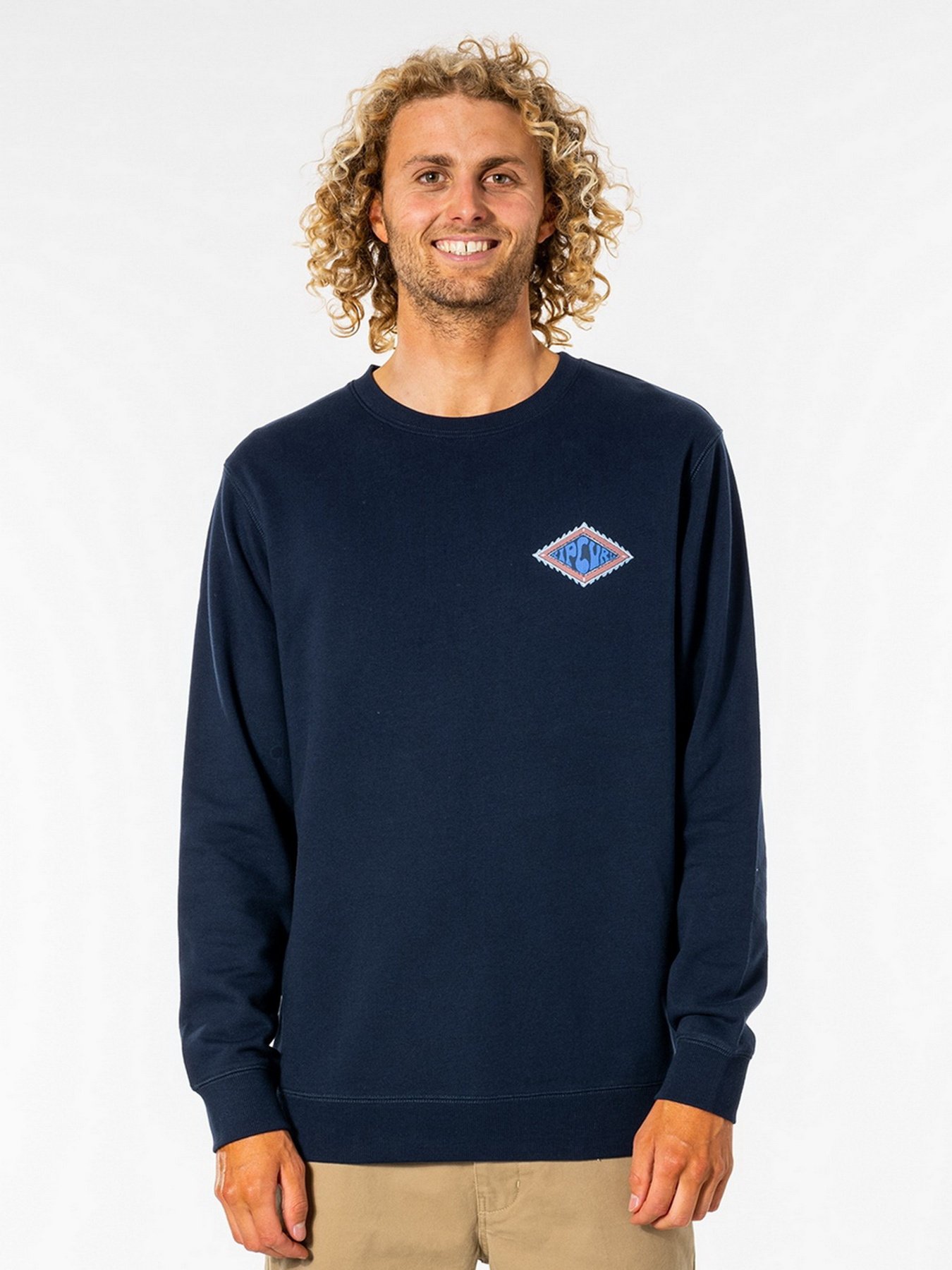 Худі та світшоти Rip Curl SWC Diamond Crew модель CFEFL9-49 Темно-синій Фото