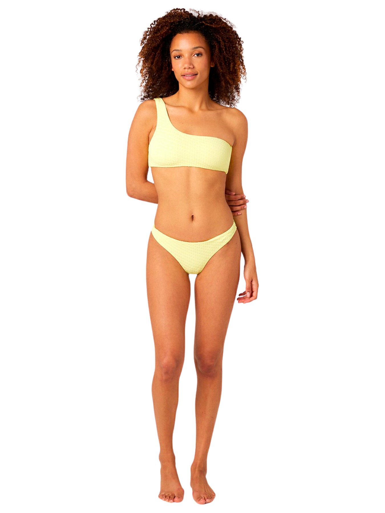 Одяг для пляжу Rip Curl Custom Rib Cheeky модель 054WSW-4094 Жовтий Фото