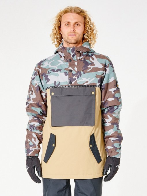 Куртки и дубленки Rip Curl Primative Anorak модель SCJCT4-9660 Мілітарі, пісочний Фото
