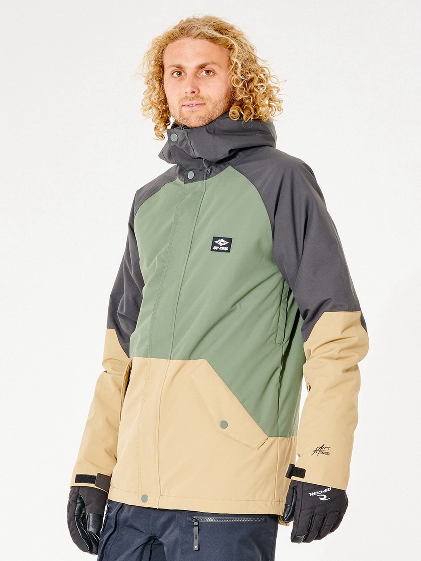 Куртки та дублянки Rip Curl Notch Up Snow модель SCJDX4-9389 Сірий,оливковий,пісочн Куртки та дублянки Rip Curl Notch Up Snow модель SCJDX4-9389 Сірий,оливковий,пісочн Фото