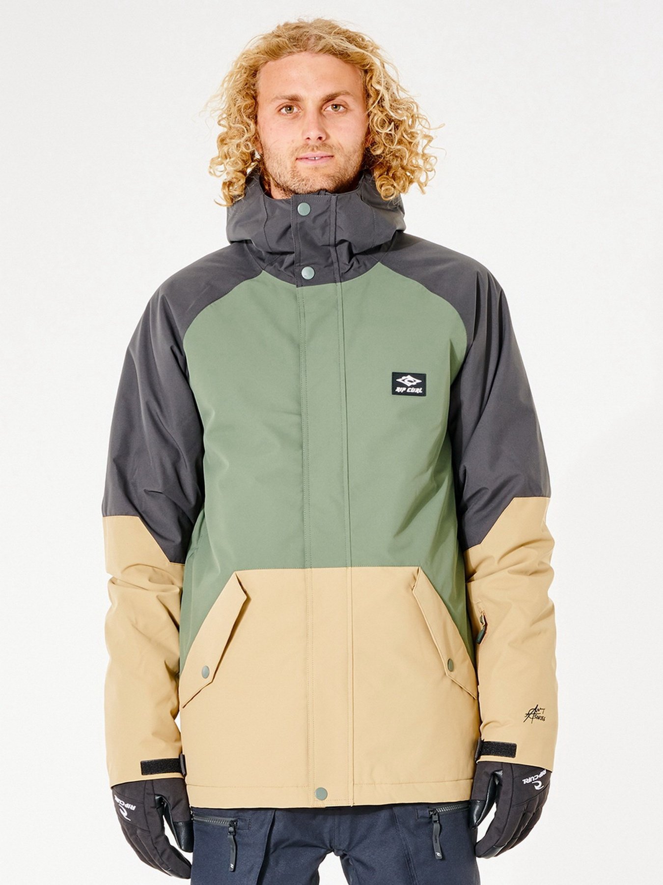 Куртки та дублянки Rip Curl Notch Up Snow модель SCJDX4-9389 Сірий,оливковий,пісочн Куртки та дублянки Rip Curl Notch Up Snow модель SCJDX4-9389 Сірий,оливковий,пісочн Фото
