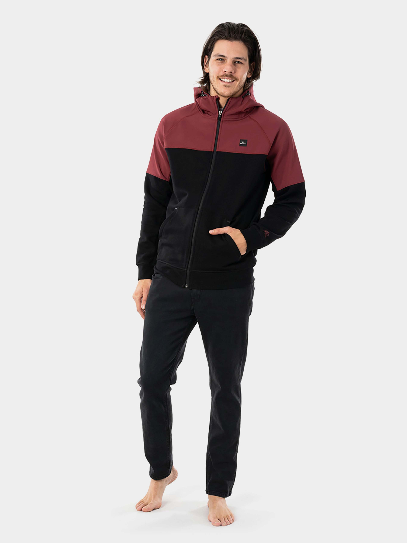 Худі та світшоти Rip Curl модель CFEBH9-4370 Бордовий, чорний Фото