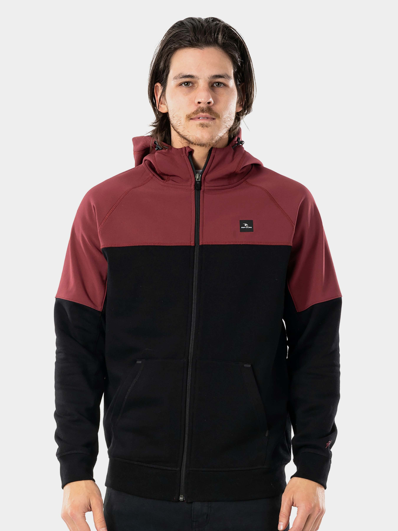 Худі та світшоти Rip Curl модель CFEBH9-4370 Бордовий, чорний Фото