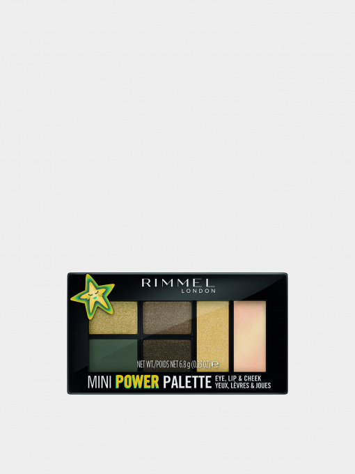 Палетка тіней 3в1 Mini Power Palette RIMMEL модель 3614228937450 Фото