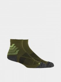 Шкарпетки та гольфи Asics Racing Run Quarter модель 3013A865-300 Зелений, жовтий Фото