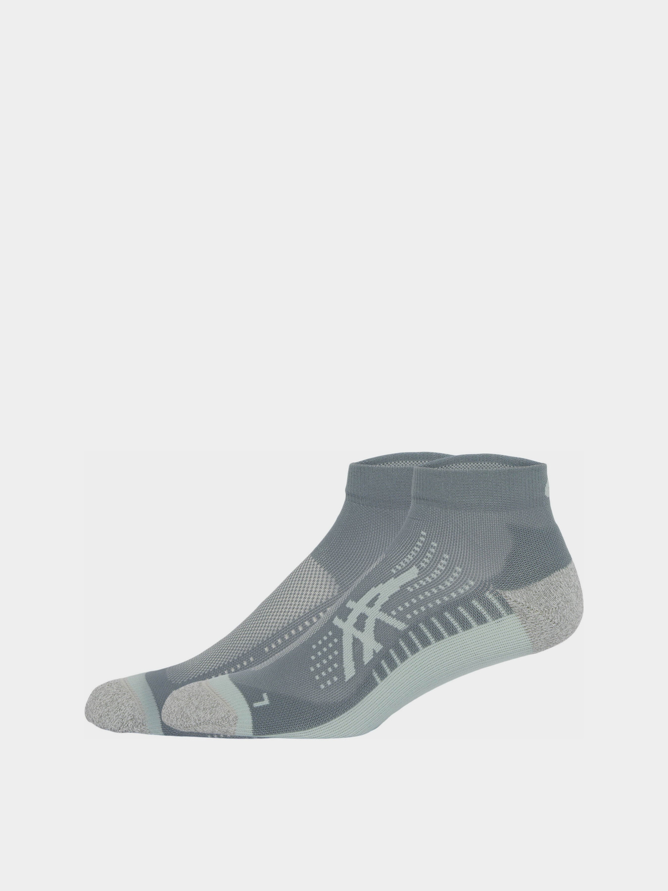Шкарпетки та гольфи Asics Icon Run Quarter модель 3013A867-402 Бірюзовий, сірий Фото