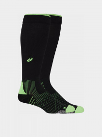 Шкарпетки та гольфи Asics MetaRun Compression модель 3013A914-001 Чорний, зелений Фото