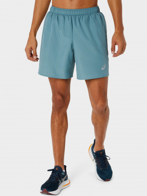 Шорты Asics Icon модель 2011C730-401 Бірюзовий, білий Фото