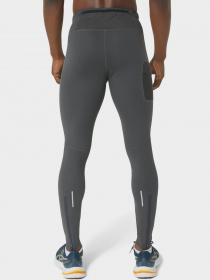 Брюки Asics Winter Run Tight модель 2011C881-020 Сірий, бірюзовий Фото