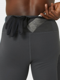 Брюки Asics Winter Run Tight модель 2011C881-020 Сірий, бірюзовий Фото