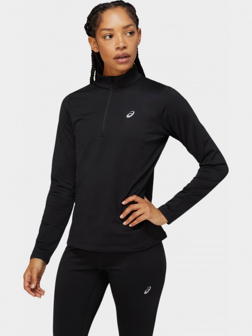 Худи и свитшоты Asics Core Ls 1/2 Zip Winter модель 2012C343-001 Чорний Фото