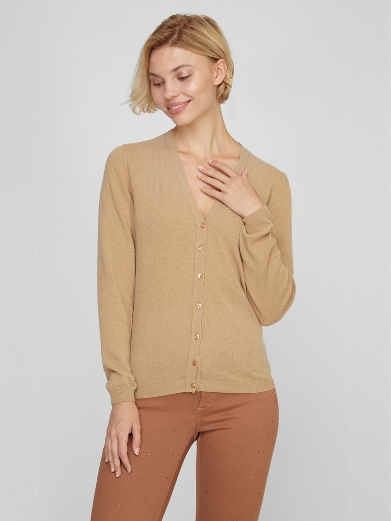 Свитры и кардиганы Sassofono модель A191-SF-461282, Капучіно Фото