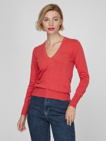 Свитры и кардиганы Sassofono модель A201-SF-480142, Червоний-1 Фото