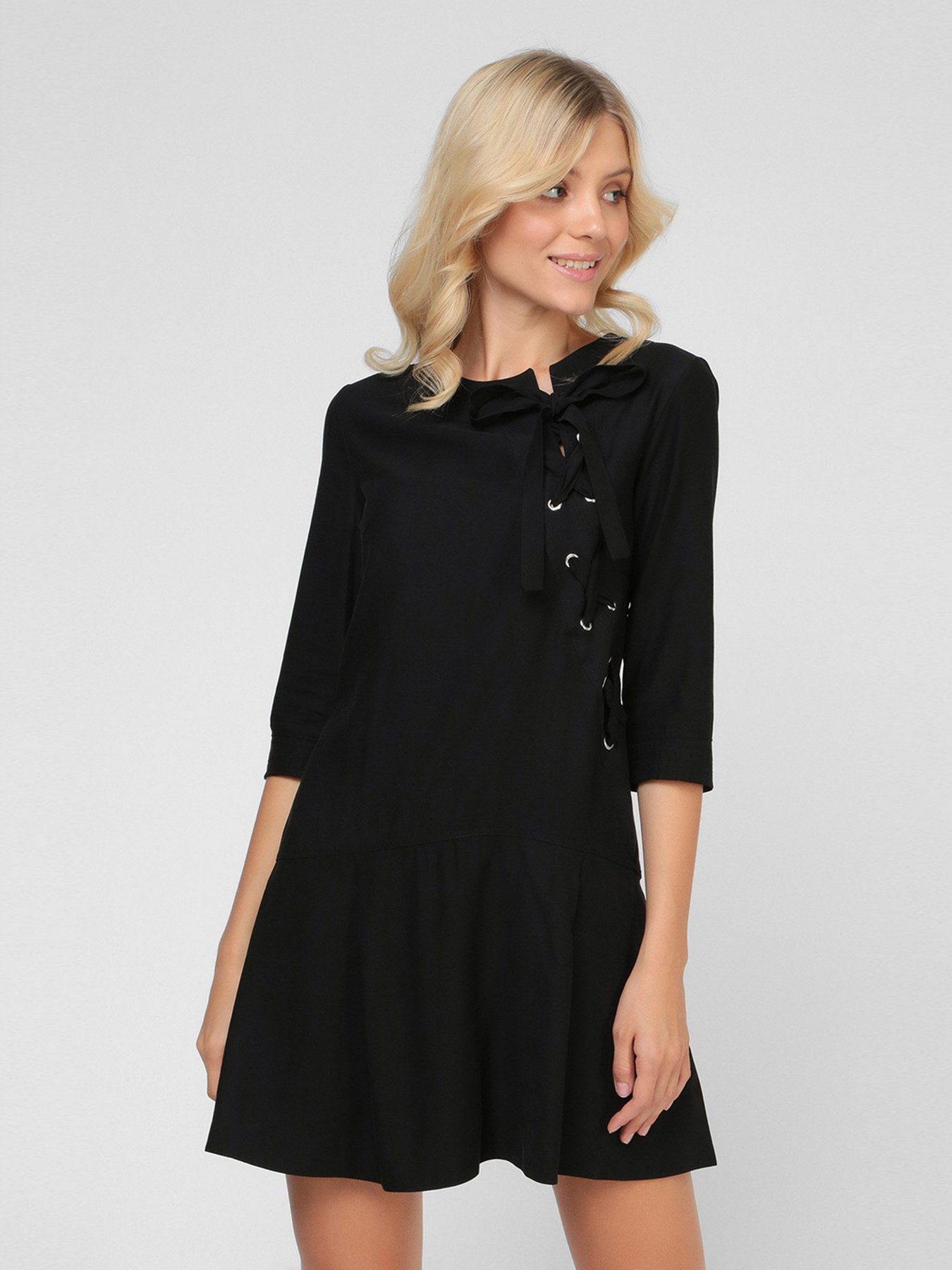 Сукні Sassofono модель A191-SC-9187, ЧОРНИЙ Сукні Sassofono модель A191-SC-9187, ЧОРНИЙ Фото