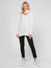 Свитры и кардиганы Sassofono модель A191-SC-9KT147, Молочний Фото