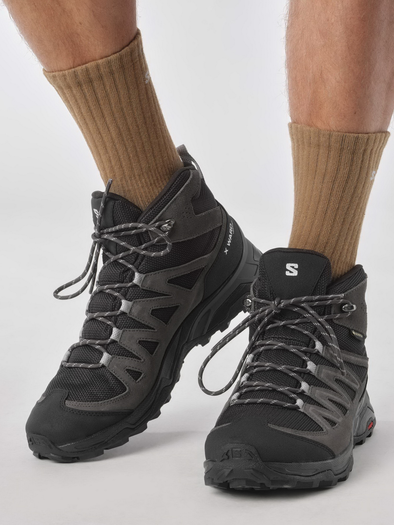 Ботинки и сапоги SALOMON X Ward Leather Mid GORE-TEX модель L47181700 Фото