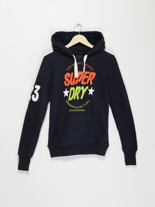 Худи и свитшоты Superdry модель RN1276857_т.синій комб. Фото