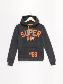 Худі та світшоти Superdry модель RN1276858_т.сірий з помаранчевим Фото