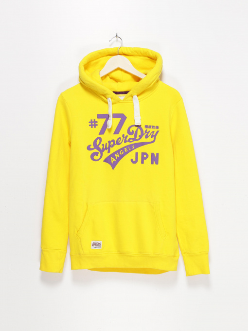 Худі та світшоти Superdry модель RN127685_жовтий з фіолетовим Фото