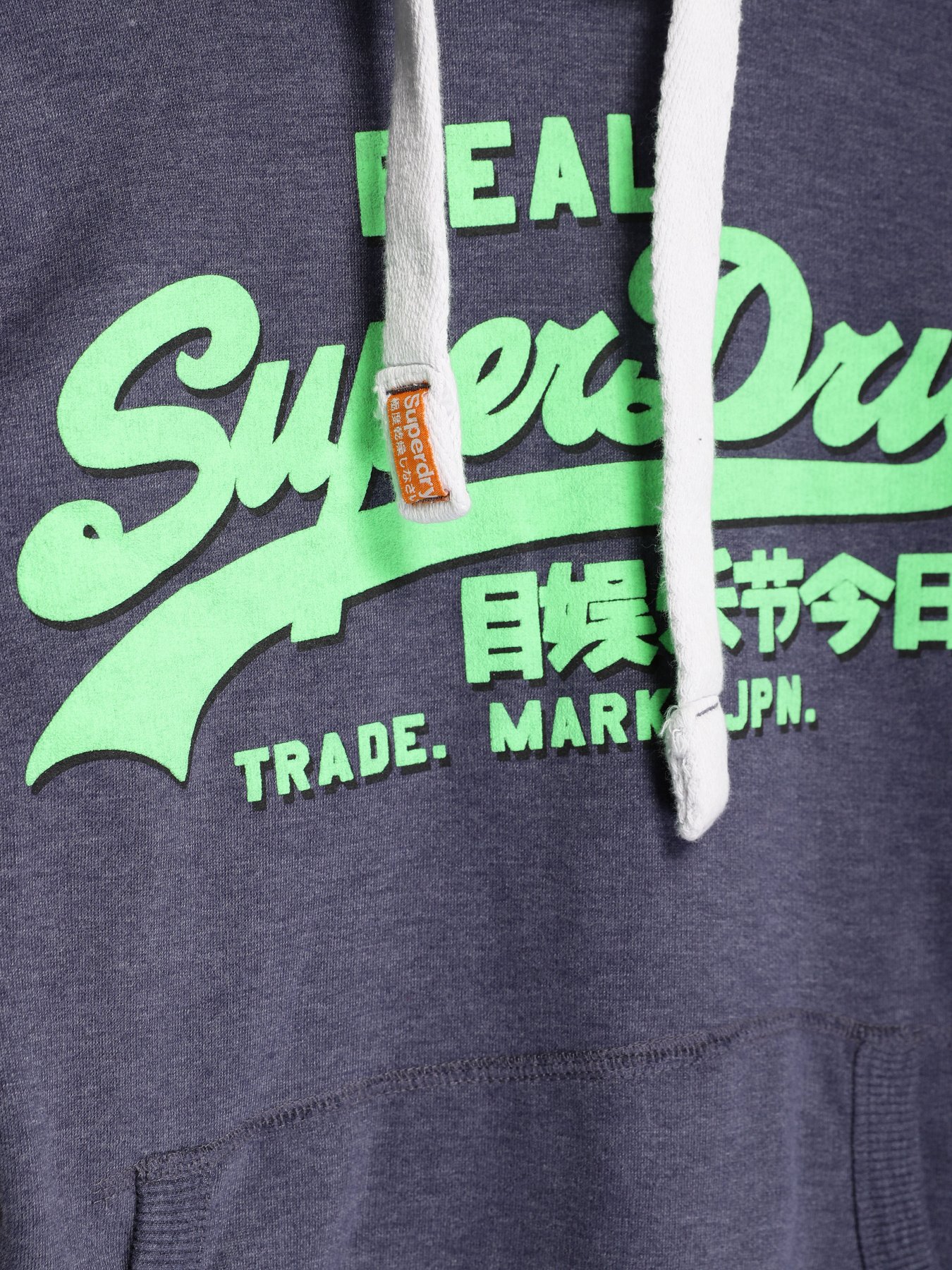 Худі та світшоти Superdry модель RN1276851_т.синій з салатовим Фото