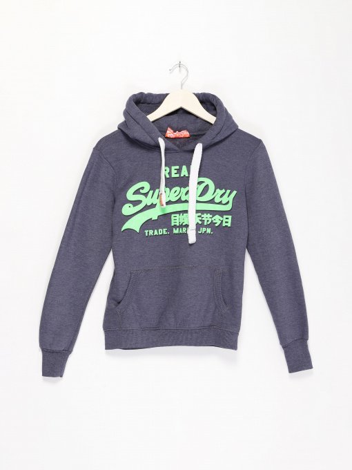 Худи и свитшоты Superdry модель RN1276851_т.синій з салатовим Фото