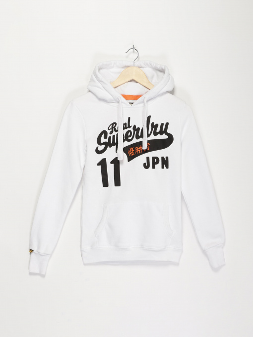 Худи и свитшоты Superdry модель RN1276852_білий з чорним Фото