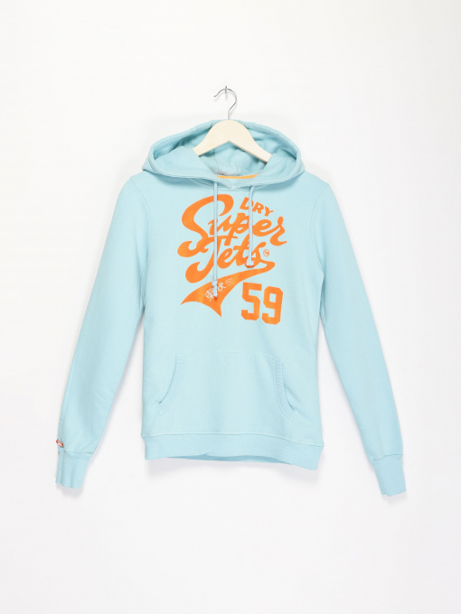 Худи и свитшоты Superdry модель RN1276853_блакитний з помаранчевим Фото