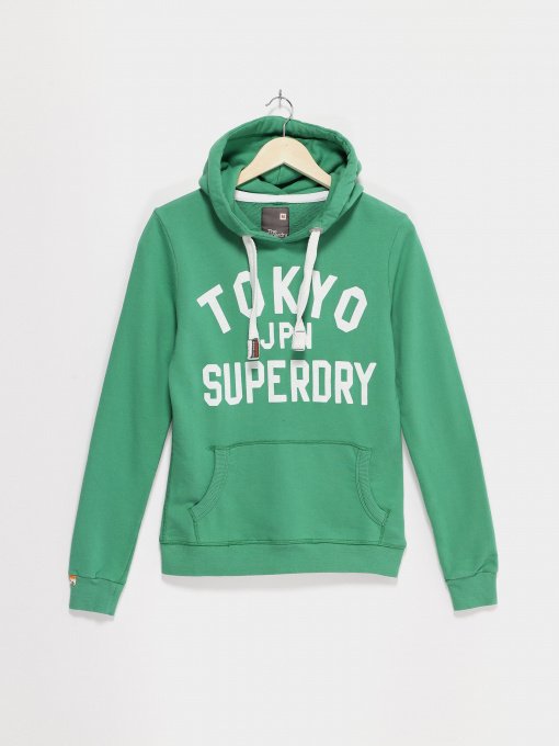 Худи и свитшоты Superdry модель RN1276856_зелений з білим Фото