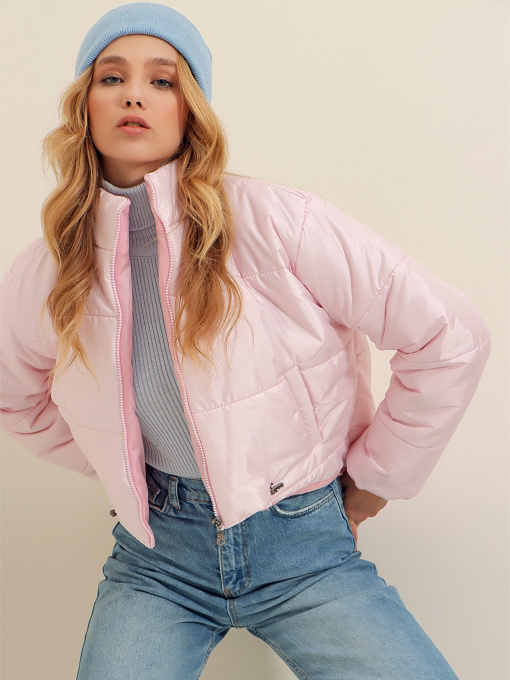 Куртки и дубленки Trend Alacati Stili модель ALC-X7684/PEMBE Фото