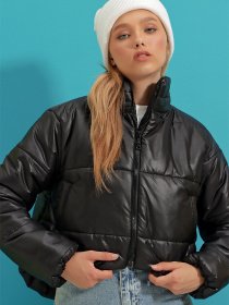 Куртки та дублянки Trend Alacati Stili модель ALC-X7684/SIYAH Фото