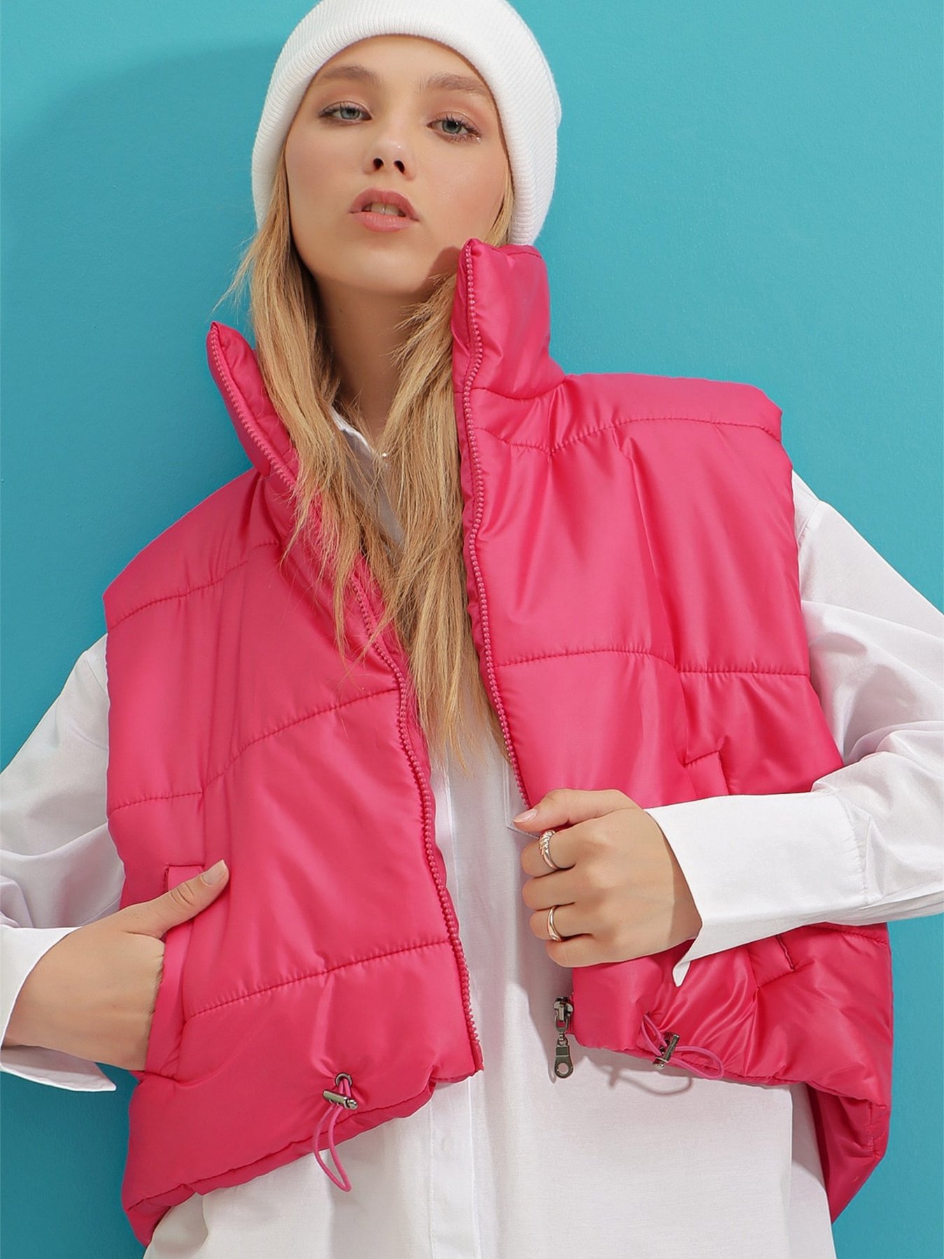 Куртки та дублянки Trend Alacati Stili модель ALC-X7994/FUSYA Куртки та дублянки Trend Alacati Stili модель ALC-X7994/FUSYA Фото