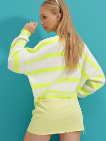 Свитры и кардиганы Trend Alacati Stili модель ALC-X9277/NEON YESILI Фото