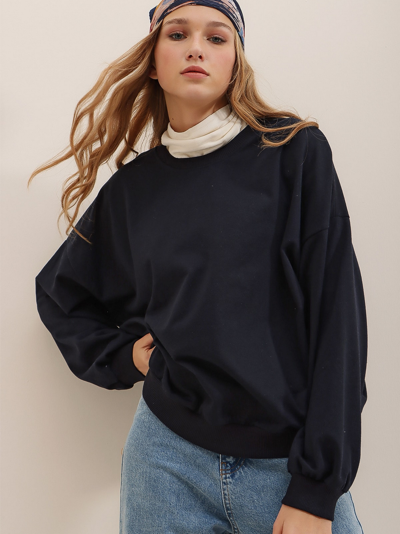 Худі та світшоти Trend Alacati Stili модель ALC-669-001/LACiVERT Худі та світшоти Trend Alacati Stili модель ALC-669-001/LACiVERT Фото