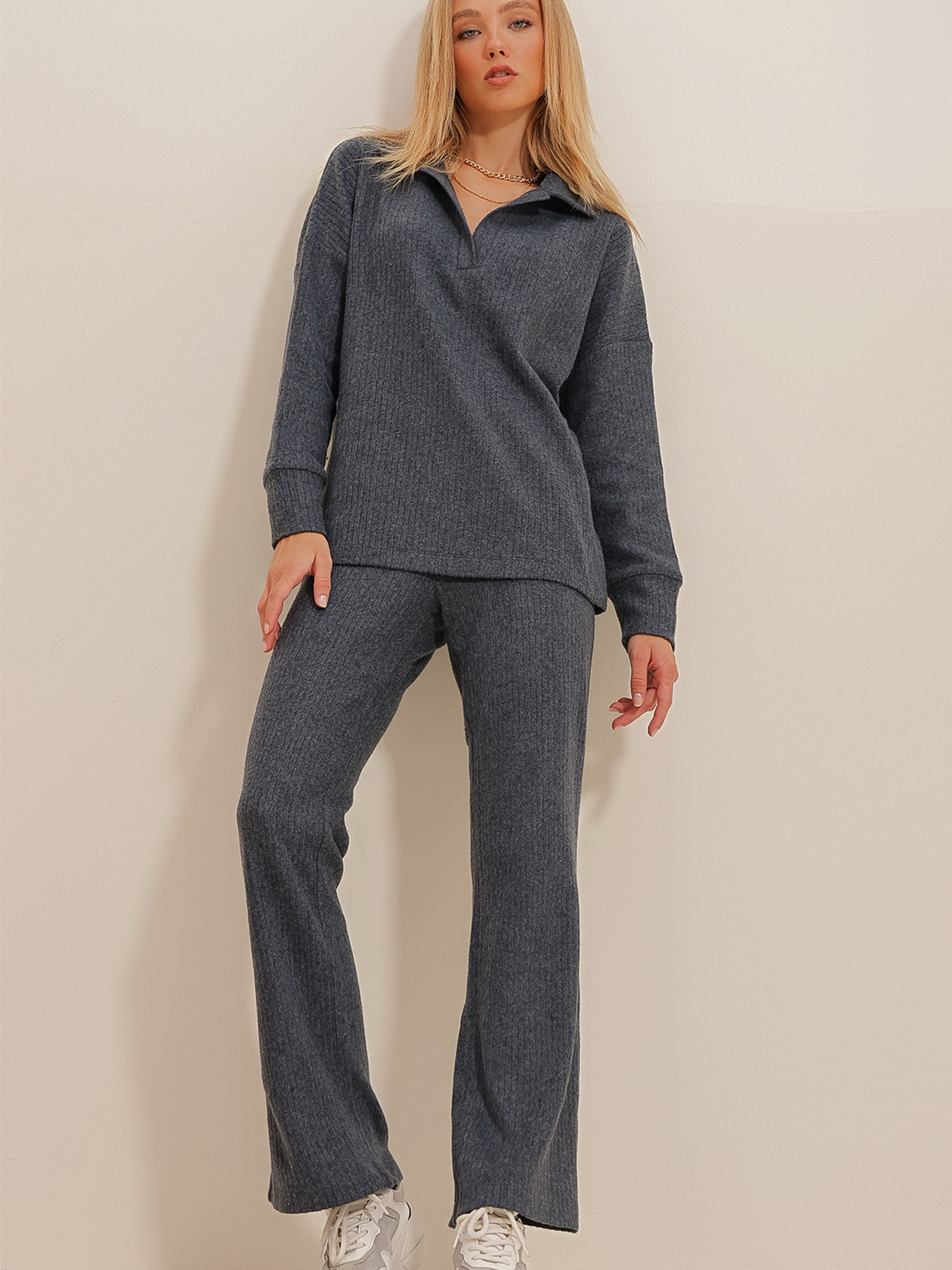 Костюмы Trend Alacati Stili модель ALC-796-001/Antrasit Фото