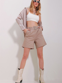 Шорти Trend Alacati Stili модель ALC-X11501/BEJ Фото