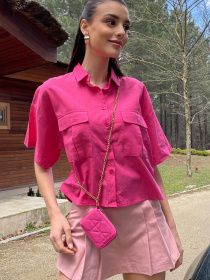 Сорочки Trend Alacati Stili модель ALC-X9991/Fusya Фото