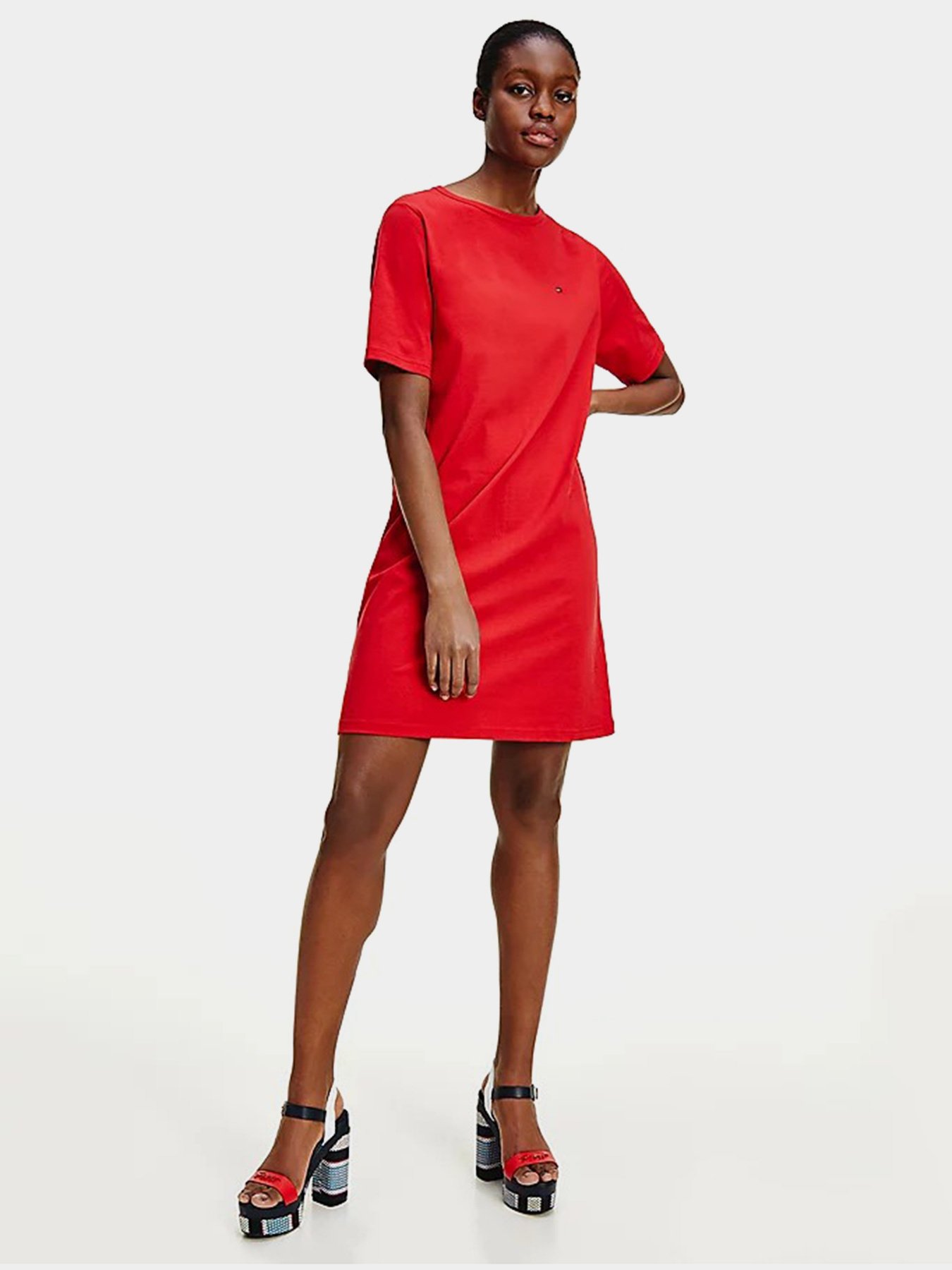 Сукні Tommy Hilfiger SIGNATURE TAPE модель WW0WW30371-XLG Фото
