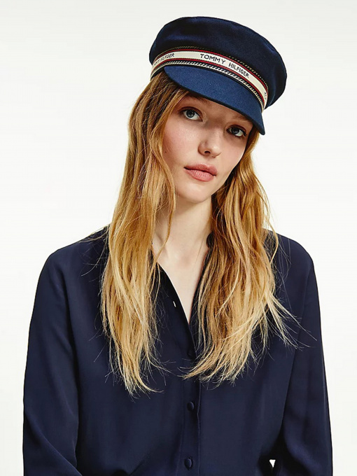 Шапки и кепки Tommy Hilfiger Th Logo Baker Boy модель AW0AW10254-DW5 Фото