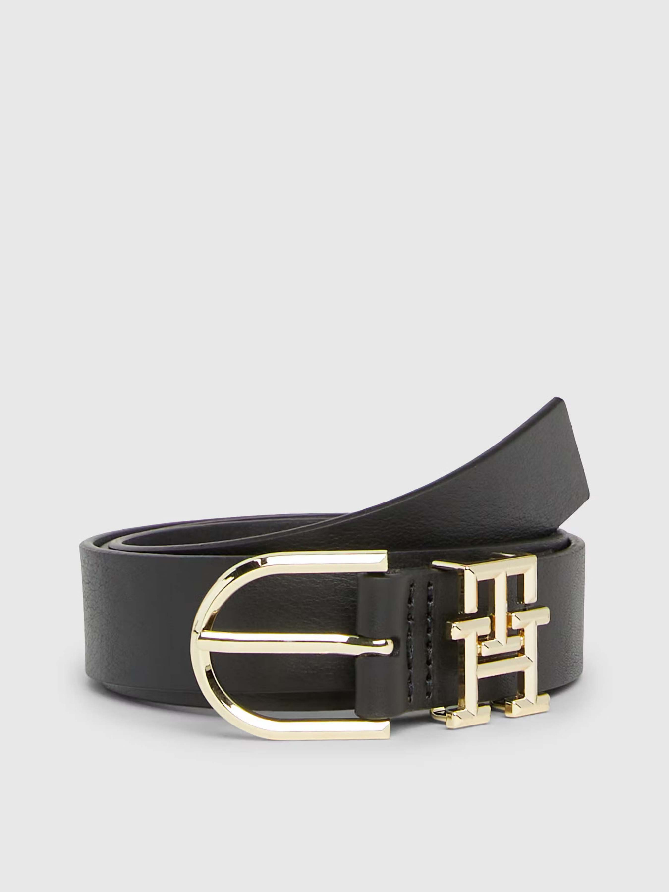 Ремни Tommy Hilfiger LUXE LEATHER MONOGRAM KEEPER модель AW0AW14943-BDS Фото