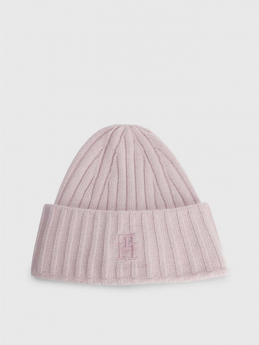 Шапки и кепки Tommy Hilfiger ICONIC MONOGRAM EMBROIDERY BEANIE модель AW0AW15153-TH2 Фото