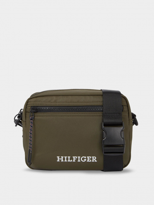 Сумки Tommy Hilfiger Th Monotype Ew Reporter модель AM0AM11546-RBN Фото